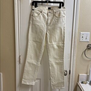 C of H Cream/Tan Denim Label - Cara high rise cigarette ankle jeans. NWOT